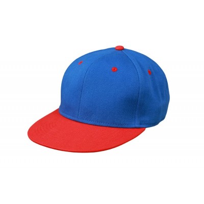 Cappelli 6 Panel Pro Cap colore royal/tomato taglia UNICA