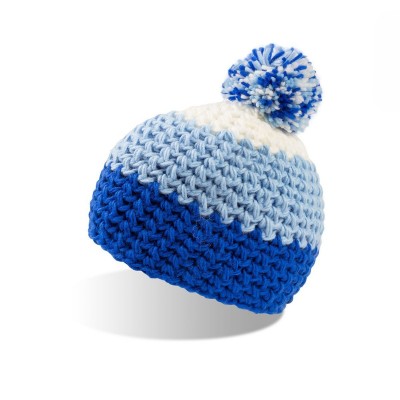 Cappelli Everest Beanie colore royal-light blue taglia UNICA