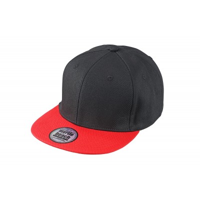 Cappelli 6 Panel Pro Cap Style colore black/red taglia UNICA