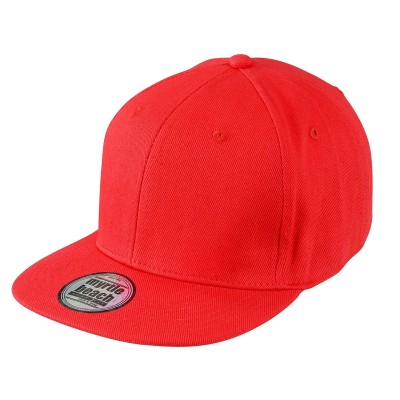 Cappelli 6 Panel Pro Cap Style colore red/red taglia UNICA