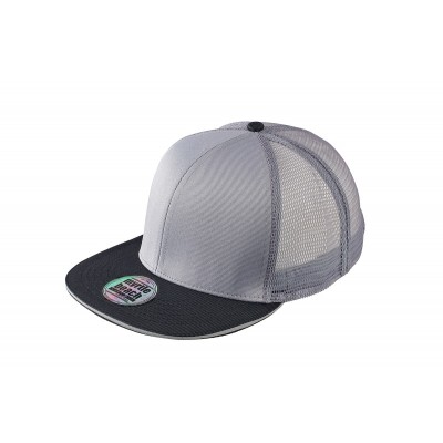 Cappelli Pro Cap Mesh 6 Panel colore light-grey/black taglia UNICA