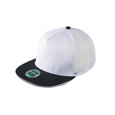 Cappelli Pro Cap Mesh 5 Panel colore white/black taglia UNICA