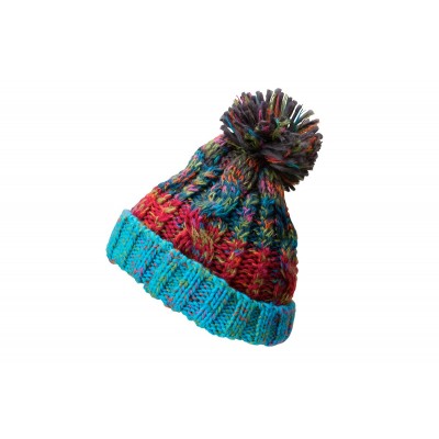 Cappelli Fancy Yarn Hat colore turquoise melange taglia UNICA