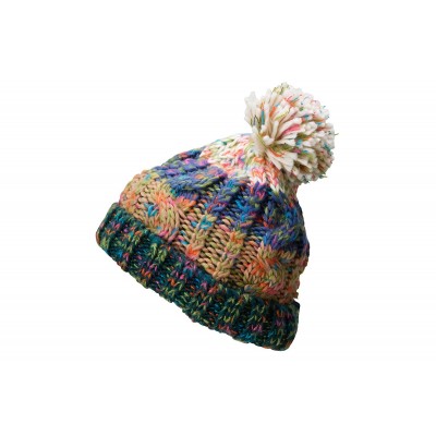 Cappelli Fancy Yarn Hat colore dark-green-melange taglia UNICA