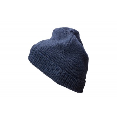 Cappelli Basic Knitted Beanie colore denim-melange taglia UNICA