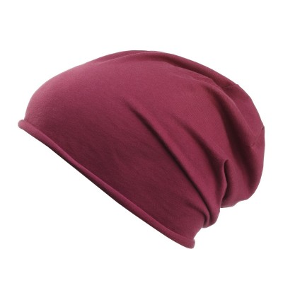 Cappelli Bio Cotton Beanie colore wine taglia UNICA