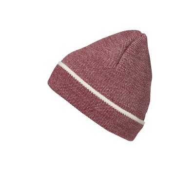 Cappelli Elegant Knitted Beanie colore indian-red/white taglia UNICA