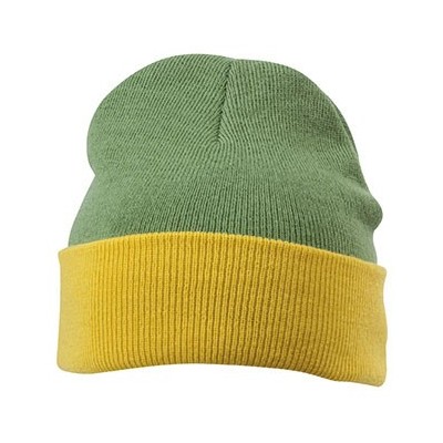 Cappelli Knitted Cap colore olive/gold-yellow taglia UNICA