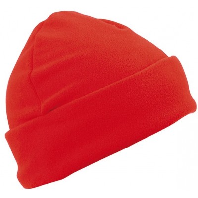 Cappelli Microfleece Cap colore red taglia UNICA