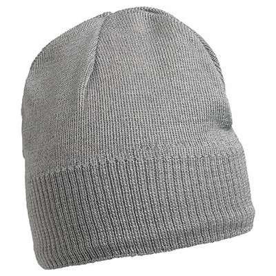 Cappelli Knitted Beanie with Fleece Inset colore light-grey-melange taglia UNICA