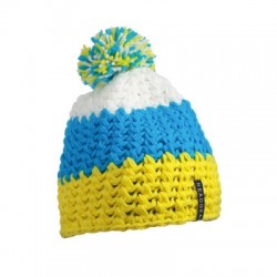 Cappelli Crocheted Cap with Pompon 2