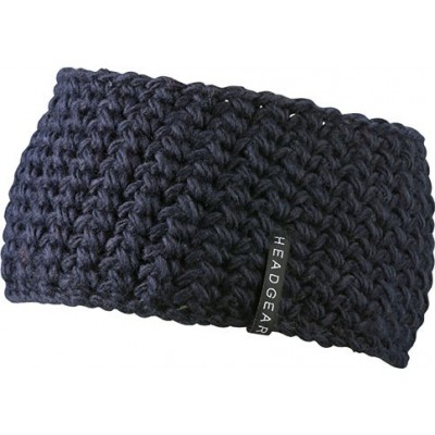 Cappelli Crocheted Headband colore navy taglia UNICA