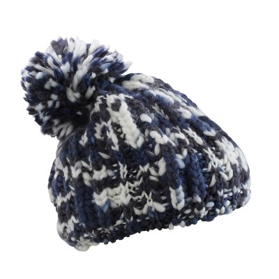 Cappelli Coarse Knitting Hat colore navy/off-white taglia UNICA