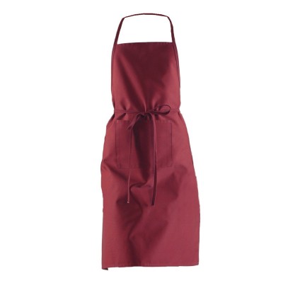 Ho.Re.Ca. Premium Apron with Big Central Pocket colore burgundy taglia UNICA