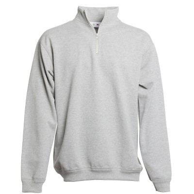 Felpe Half Zip Sweat colore grey heather taglia XL