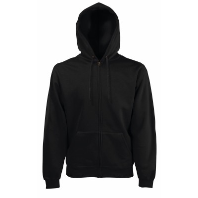Felpe Zip Through Sweat colore black taglia XXL