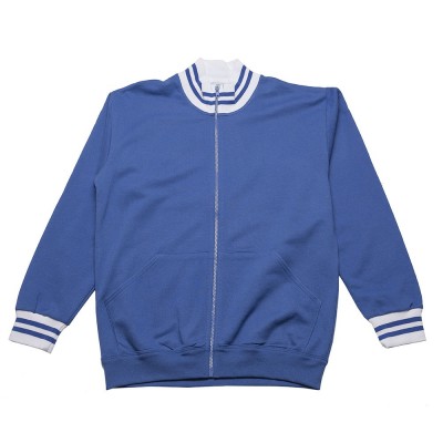 Felpe Sweat with Full Zip colore royal-white taglia L
