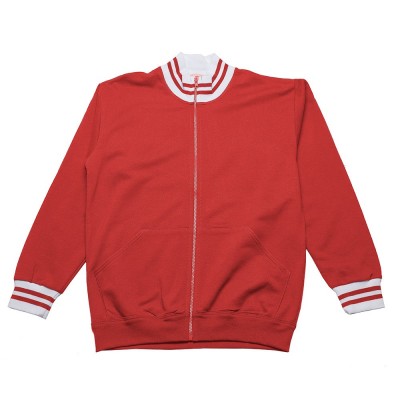 Felpe Sweat with Full Zip colore red-white taglia L