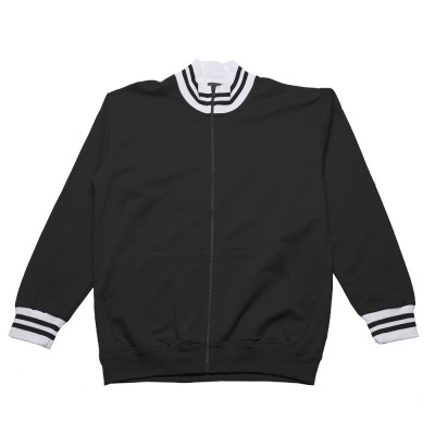Felpe Sweat with Full Zip colore black-white taglia L