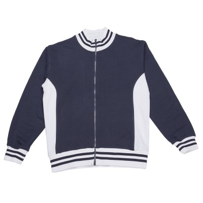 Felpe Sweat Full Zip Bicolor colore blue-white taglia S