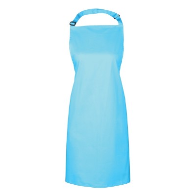 Ho.Re.Ca. Denim Bib Apron colore cyan taglia UNICA