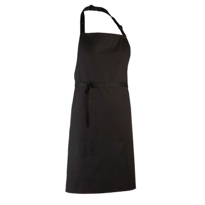 Ho.Re.Ca. Denim Bib Apron colore black taglia UNICA