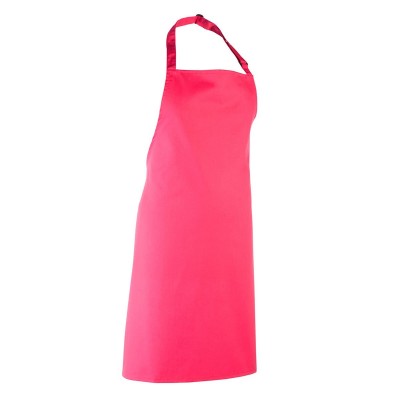 Ho.Re.Ca. Denim Bib Apron colore fuchsia taglia UNICA