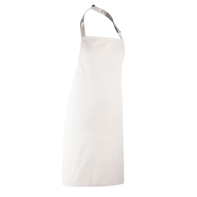 Ho.Re.Ca. Denim Bib Apron colore white taglia UNICA