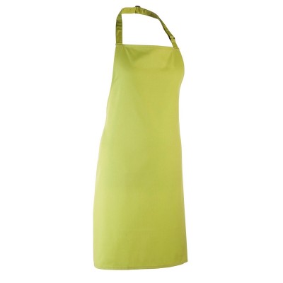 Ho.Re.Ca. Denim Bib Apron colore lime taglia UNICA