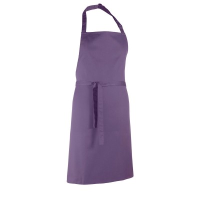 Ho.Re.Ca. Denim Bib Apron colore purple taglia UNICA