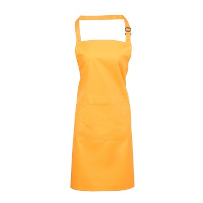 Ho.Re.Ca. Colours Bib Apron With Pocket colore sunflower taglia UNICA