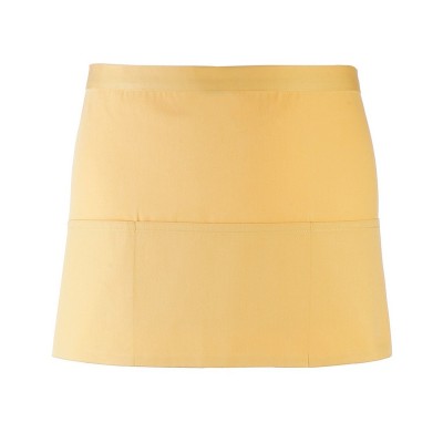 Ho.Re.Ca. Colours Collection' Three Pocket Apron colore lemon taglia UNICA