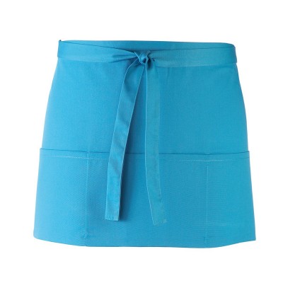 Ho.Re.Ca. Colours Collection' Three Pocket Apron colore turquoise taglia UNICA