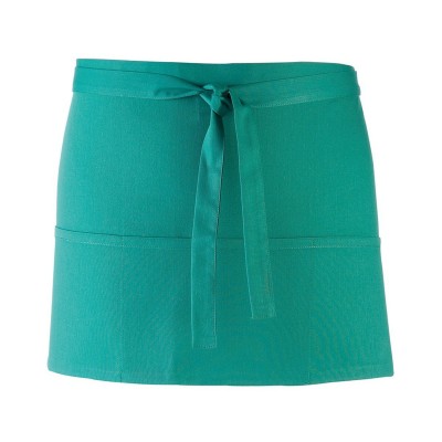 Ho.Re.Ca. Colours Collection' Three Pocket Apron colore emerald taglia UNICA