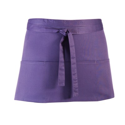 Ho.Re.Ca. Colours Collection' Three Pocket Apron colore purple taglia UNICA