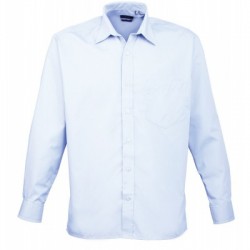 Camicie Men's Long Sleeve Poplin Shirt colore light blue taglia L