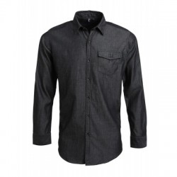 Camicie Men's Jeans Stitch Denim Shirt 2