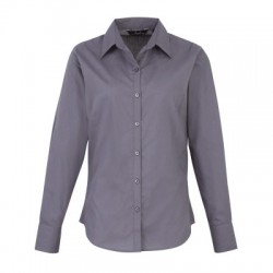 Camicie Poplin Long Sleeve Blouse colore steel taglia XL