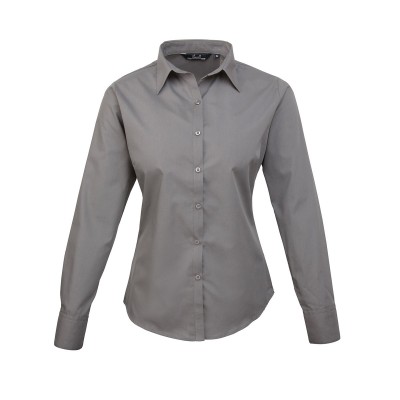Camicie Poplin Long Sleeve Blouse colore dark grey taglia XXL