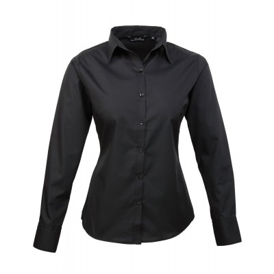 Camicie Poplin Long Sleeve Blouse colore black taglia M