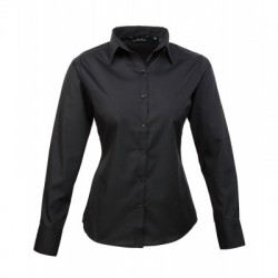 Camicie Poplin Long Sleeve Blouse colore black taglia XL