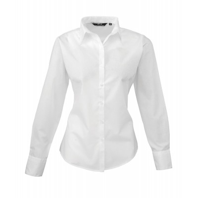 Camicie Poplin Long Sleeve Blouse colore white taglia S