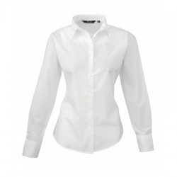 Camicie Poplin Long Sleeve Blouse colore white taglia M