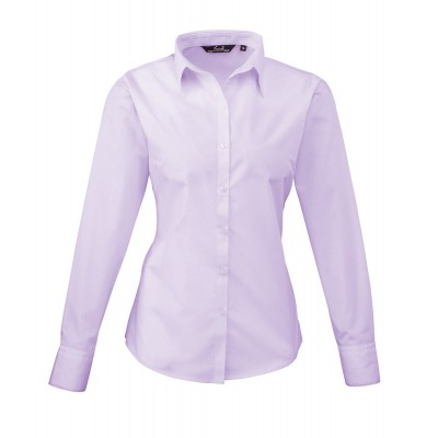 Camicie Poplin Long Sleeve Blouse colore lilac taglia S