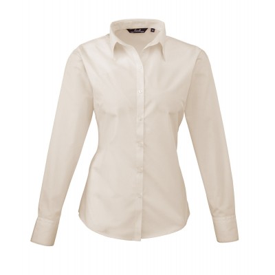Camicie Poplin Long Sleeve Blouse colore natural taglia M