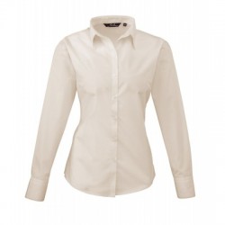 Camicie Poplin Long Sleeve Blouse colore natural taglia 3XL