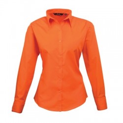 Camicie Poplin Long Sleeve Blouse colore orange taglia M