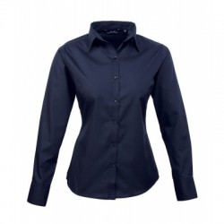 Camicie Poplin Long Sleeve Blouse colore navy taglia 3XL