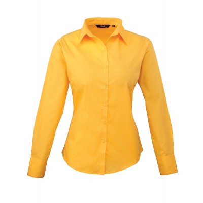 Camicie Poplin Long Sleeve Blouse colore sunflower taglia XXL