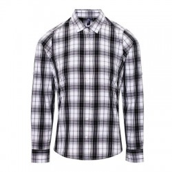 Camicie Ladies' LSL 'Ginmill' Check Cotton Bar Shirt 2